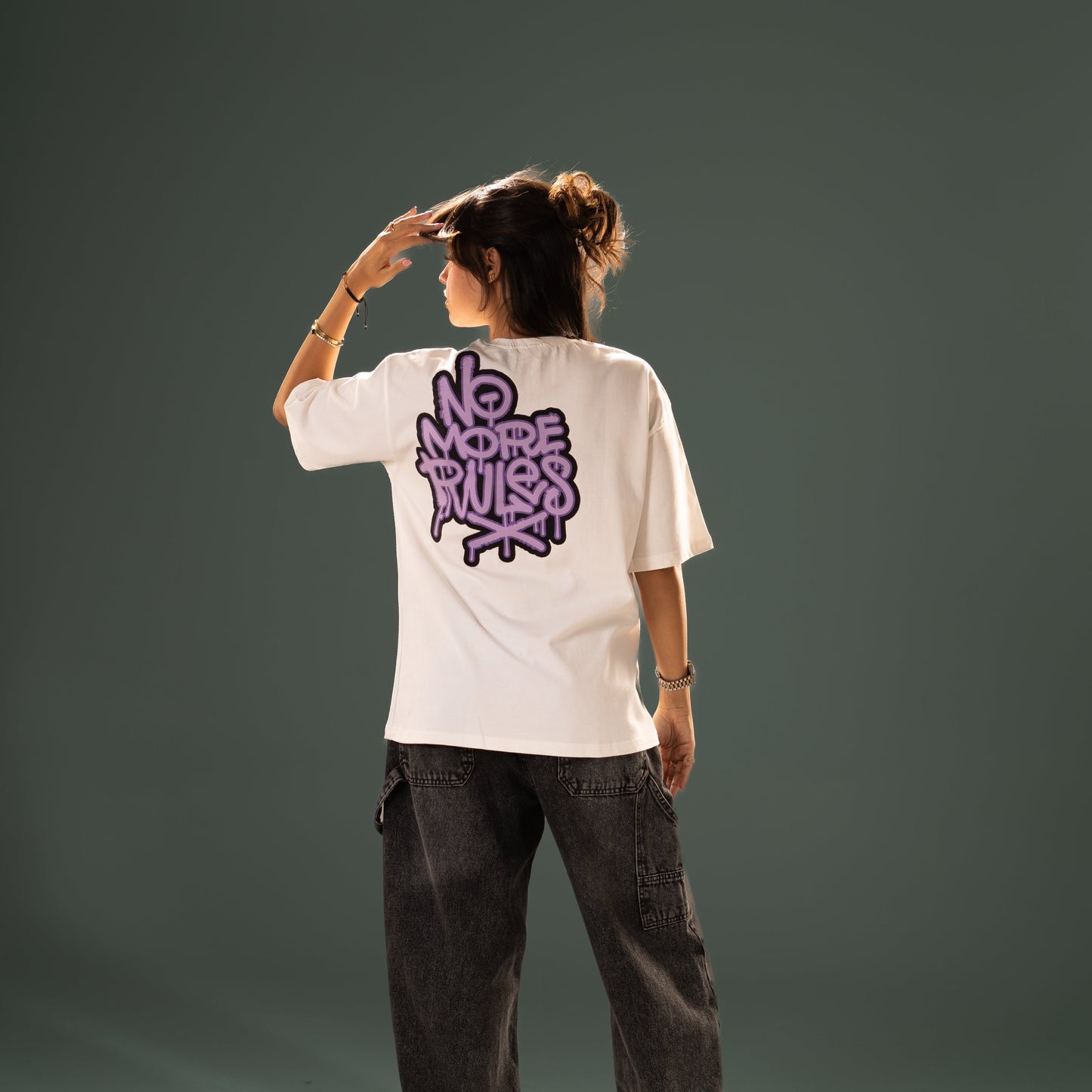"NMR" Off White T-shirt